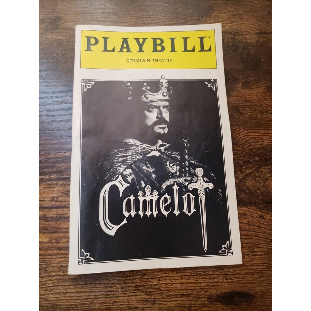 CAMELOT Playbill- Robert Goulet- Gershwin Theatre Aug 1993 Vintage Ephemera
